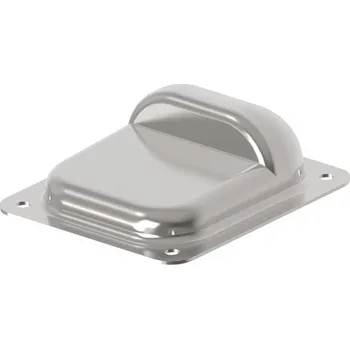 Spodní doraz pro křídlové brány pro šroubování, nerezový 120 (DBK-4-INOX)