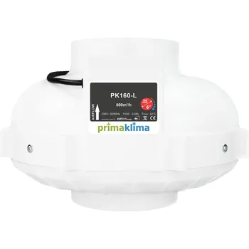 Průmyslový ventilátor Ventilátor PRIMA KLIMA 800m3/h, 160mm, 1-rychlost (PK160-L)