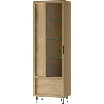 Knihovna Vitrína ALTEA 10 1D levá dub artisan