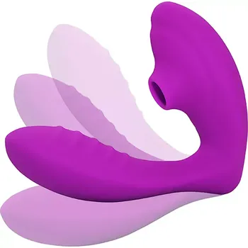 Vibrátor Vibrátor s podtlakovým stimulátorem klitorisu Love Vibe - fialová