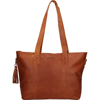 Kabelka Dámská kožená kabelka Justified Diana - koňak