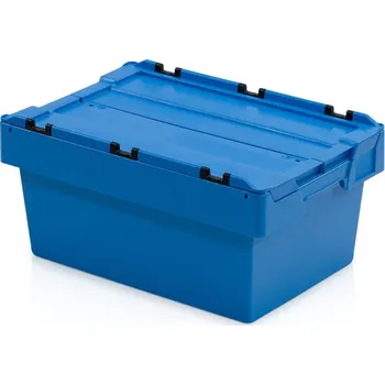 Úložný box B2B Partner Plastová zasouvací přepravka s víkem, 600 x 400 x 290 mm