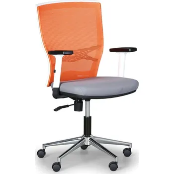B2B Partner Kancelářská židle HAAG, oranžová / šedá