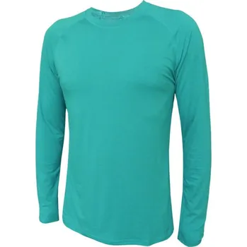 Pánské tričko Funkční pánské tričko, dlouhý rukáv KUMEL 901 tm.tyrkysová M