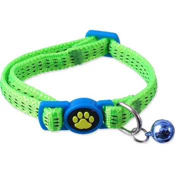 Obojek MAGIC CAT Nylon černý XS Barva: Limetka