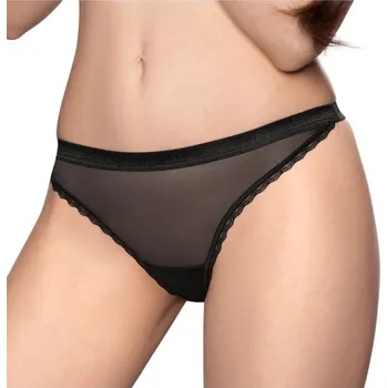 Dámské erotické prádlo Erotická tanga Ellba - ROZA černá S