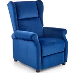Polohovací křeslo ušák Halmar AGUSTIN 2 - modrá