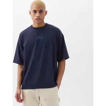 Oblečení a móda Tričko GAP Micro Logo Tee Navy Uniform XL