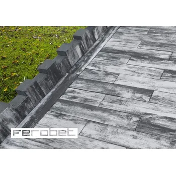 Zahradní obrubník FEROBET Palisáda QUADRA 50 - 15*15*50cm - Standard Prato