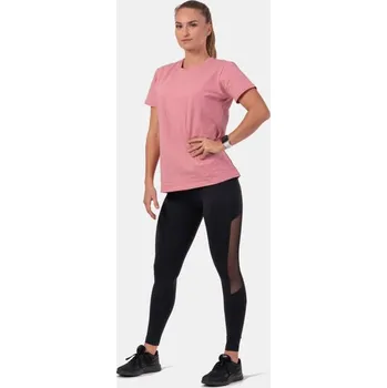 Dámské tričko Nebbia Invisible Logo NEBBIA tričko 602 - pink S