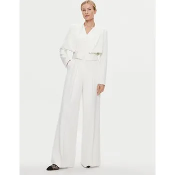 KARL LAGERFELD Set sako a vesta 240W1411 Bílá Regular Fit 32