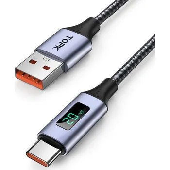 Datový kabel KABEL USB 3.0 konektor USB A / USB-C 1m S WATTMETREM