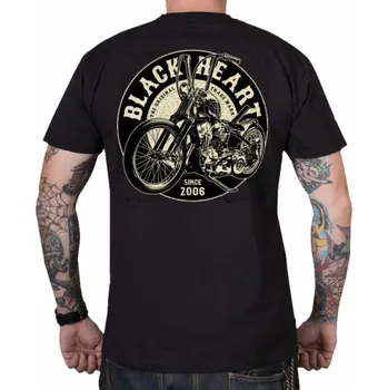 Pánské tričko tričko pánské - CHOPPER KING - BLACK HEART - 9922 - XXL