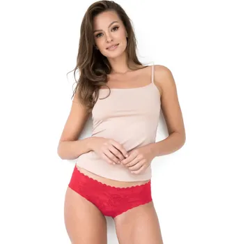 Dámské oblečení Dámské kalhotky Bellie red - JULIMEX Červená L