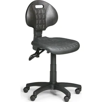 B2B Partner Pracovní židlle na kolečkách PUR, asynchronní mechanika, pro měkké podlahy