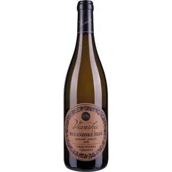 Víno Rodinné vinařství Libor Veverka Rulandské šedé výběr z hroznů 0,75l