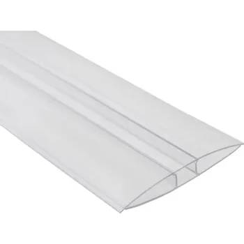 Stavební profil Gutta Spojovací lišta Guttaprofil PC-H čirá 8 mm Délka 6 metrů