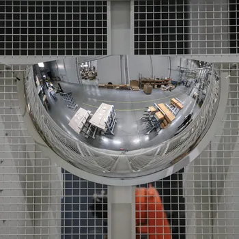 Bezpečnostní zrcadlo B2B Partner Dohledové hemisférické zrcadlo 1/4 sféry, průměr 1150 mm