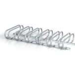 B2B Partner Nízkoprofilový oboustranný stojan na jízdní kola, 6 stání, ke kotvení