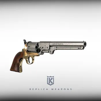 Replika zbraně Kolser | Revolver COLT NAVY 1851 - Šedá + mosaz
