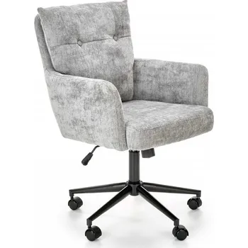 Kancelářské otočné křeslo FLORES — látka, šedá