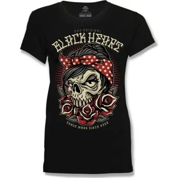 Dámské tričko tričko street dámské - ALLEN - BLACK HEART - 14484 - S