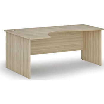 Psací stůl B2B Partner Ergonomický kancelářský psací stůl PRIMO WOOD, 180x120 cm, levý, dub přírodní
