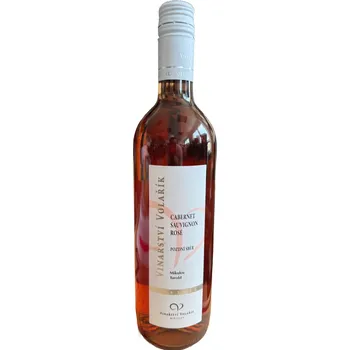 Víno Vinařství Volařík Cabernet Sauvignon rosé 2023 pozdní sběr 0,75 l