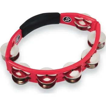 Tamburína Latin Percussion Tamburína Cyclop - ruční výrobaSteel Jingles, červená LP151 17826
