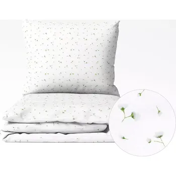 Povlečení Bavlněné povlečení - drobné kvítky na bílé 140x200+70x90