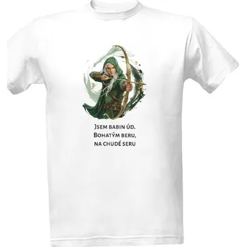 Pánská móda Tričko s potiskem Tričko Jsem Babin Úd pánské