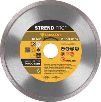 Brusný kotouč Kotúč Strend Pro 521B, 150 mm, diamantový, plný