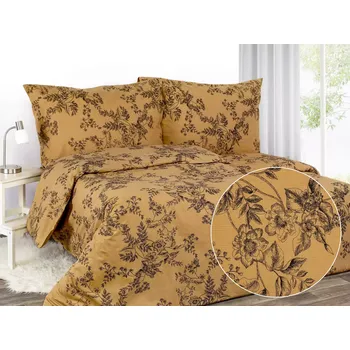 Povlečení Bavlněné povlečení - popínavé květiny 140x200+70x90