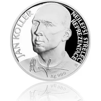 2017 - Stříbrná mince 2 NZD Jan Koller - Proof