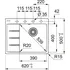 Granitový dřez Franke Centro CNG 611-62 TL/7