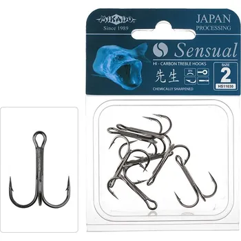 Rybářský háček MIKADO TROJHÁČKY VEL. 1/0 BN - 5 ks