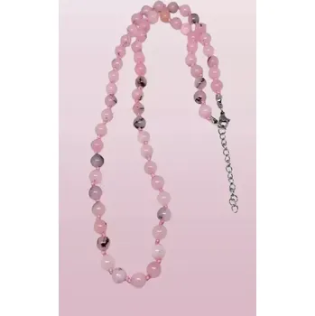 Šperk Jaspis cherry 6 mm, chirurgická ocel