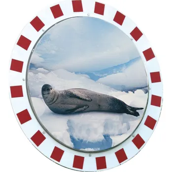 Bezpečnostní zrcadlo Vialux Dopravní kruhové zrcadlo s úpravou proti orosení, venkovní, průměr 600 mm