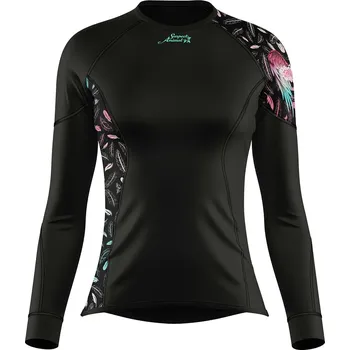 Dámské funkční triko dlouhý rukáv ANGEL LADY černá Bamboo Ultra