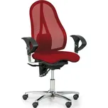 Topstar Zdravotní balanční kancelářská židle EXETER NET, červená