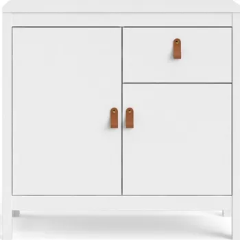 Komoda Bílá nízká komoda 82x80 cm Madrid – Tvilum ID_1441355