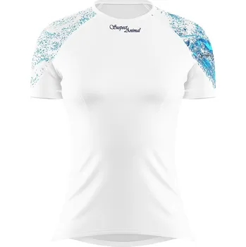 Dámské funkční triko krátký rukáv HEART bílá Bamboo Light New