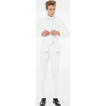 Pánský oblek StudioAgnesChlapecký TEEN oblek bílý - White Knight Velikost: 158/164