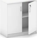 B2B Partner Kancelářská skříň MIRELLI, 800 x 400 x 800 mm, bílá