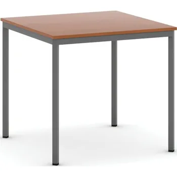 Jídelní stůl B2B Partner Jídelní stůl, 80x80 cm, tmavě šedá podnož, třešeň