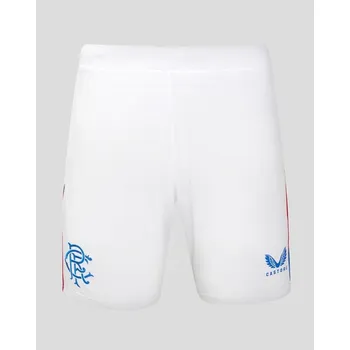 Pánské kraťasy Castore Rangers Home Shorts 2024 2025 Adults White/Blue L