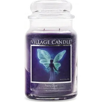 Svíčka Village Candle Fairy Dust 645g - velká vonná svíčka ve skle Vílí prach