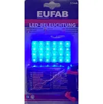 LED panel 65x35 mm 12V, 24LED modré - EUFAB