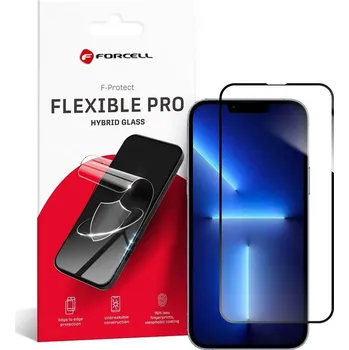 Hybridní sklo Forcell Flexible 5D Full Glue Apple iPhone 13 Pro Max 6,7" černé