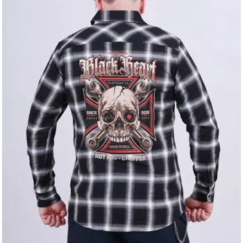 Pánská košile košile pánská BLACK HEART - WRENCH HEAD - BLACK - 3XL